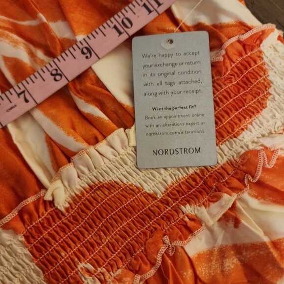 Melloday Maxi Halter Dress NWT XS Missing button, small tear - Picture 8 of 12